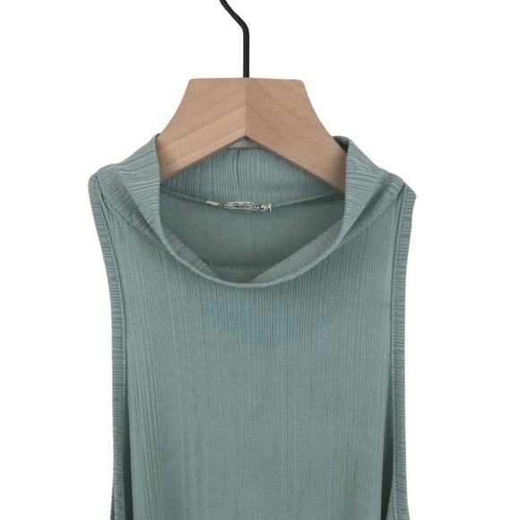 Intimately by Free People Mock Neck Tank Top Mint M - Picture 3 of 6